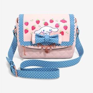 Sanrio Cinnamoroll Quilted Crossbody Bag-BoxLunch Exclusive